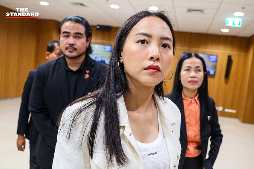 ภาพ สส. พรรคประชาชน แถลงข่าวฝาก 4 การบ้านถึง จุลพันธ์ รมว. แรงงานคนใหม่ เน้นปราบทุจริต 1