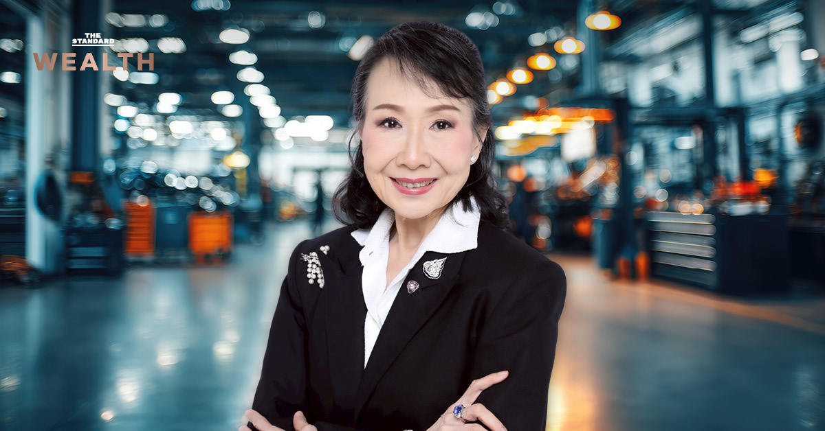 ภาพถ่ายบุคคลของ พิมพ์ใจ ลี้อิสสระนุกูล ประธานสภาอุตสาหกรรมแห่งประเทศไทยคนแรก