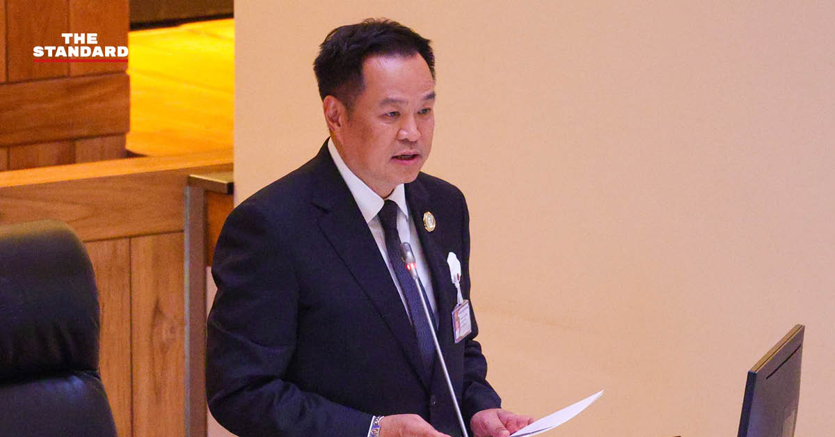 อนุทิน ชาญวีรกูล นายกรัฐมนตรี แถลงนโยบายรัฐบาลต่อรัฐสภา