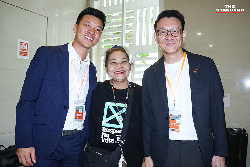 พิจารณ์ เชาวพัฒนวงศ์ ในวันได้รับเลือกเป็นเลขาธิการพรรคประชาชน 2