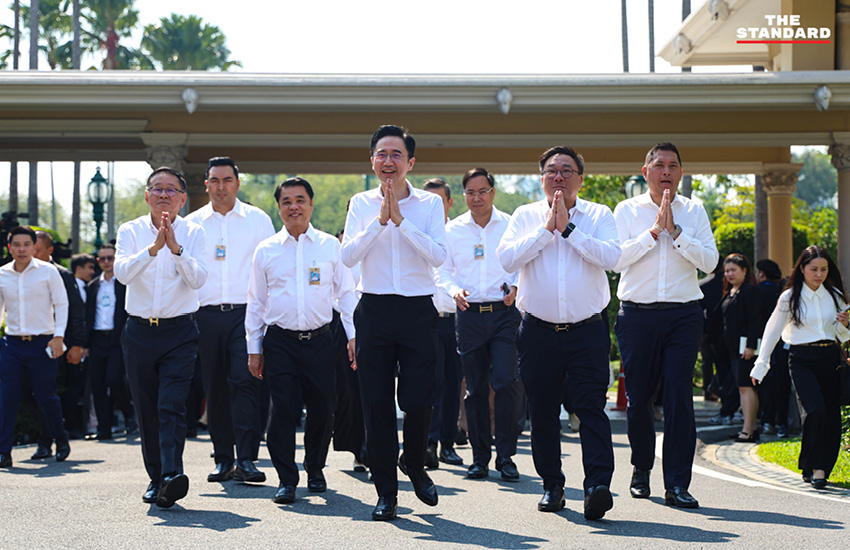 นายกรัฐมนตรี อนุทิน ชาญวีรกูล เป็นประธานการประชุมคณะรัฐมนตรีนัดแรกที่ทำเนียบรัฐบาล 2