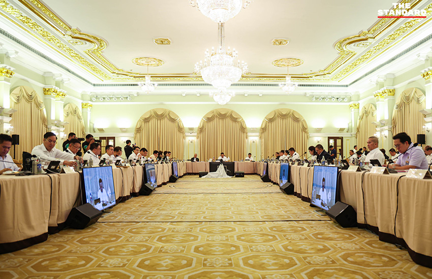 นายกรัฐมนตรี อนุทิน ชาญวีรกูล เป็นประธานการประชุมคณะรัฐมนตรีนัดแรกที่ทำเนียบรัฐบาล 25