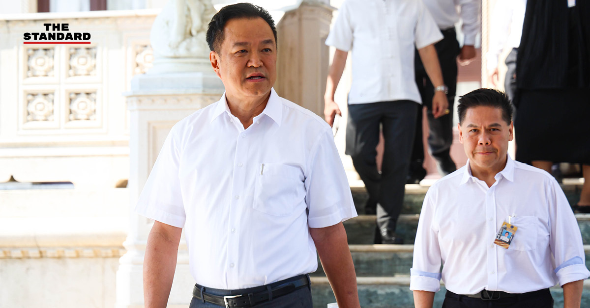 นายกรัฐมนตรี อนุทิน ชาญวีรกูล เป็นประธานการประชุมคณะรัฐมนตรีนัดแรกที่ทำเนียบรัฐบาล