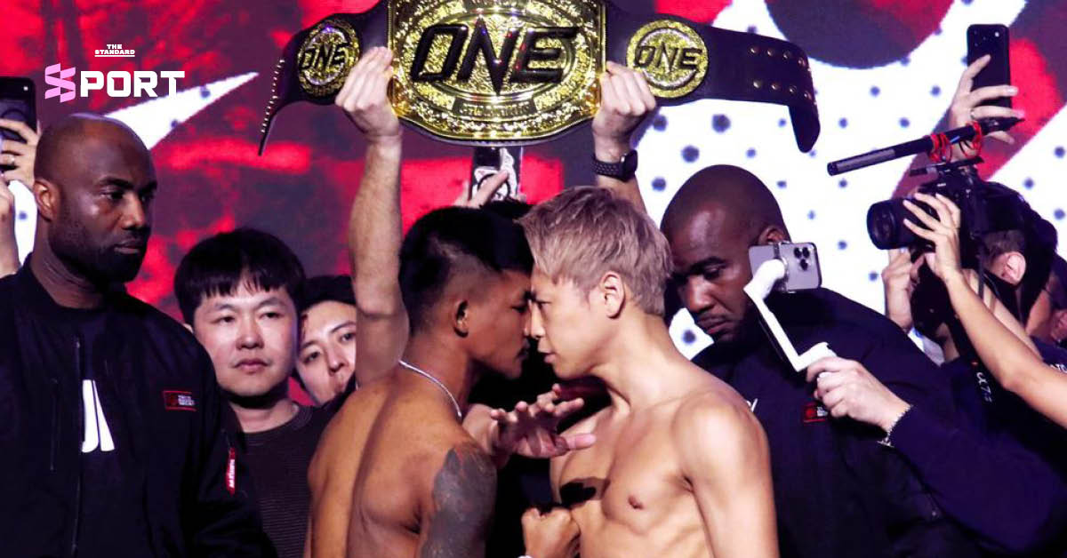 รถถัง จิตรเมืองนนท์ และ ทาเครุ เซกาวา สองนักชกในไฟต์ 'One Last Time' เดิมพันศักดิ์ศรีและศรัทธา