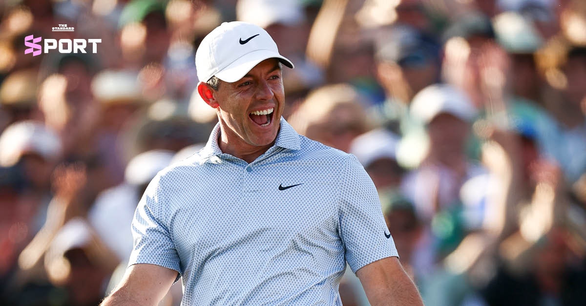 รอรี แม็คอิลรอย ฉลองชัยชนะคว้ากรีนแจ็คเก็ตในศึก มาสเตอร์ส เป็นปีที่สองติดต่อกัน