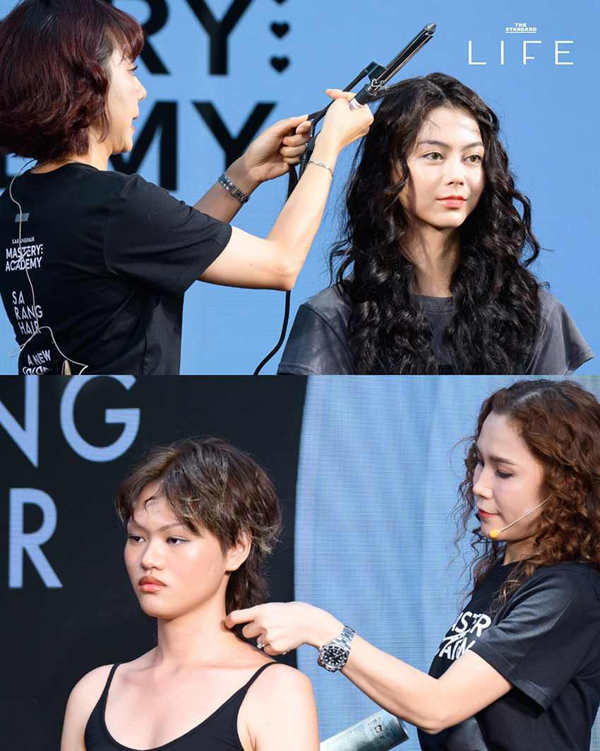 รูปภาพเทรนด์ทรงผม 9 ลุคจาก Sarang Hair สำหรับ Spring/Summer 2026 ที่เผยโฉมในงาน Tailored In The Sun 3