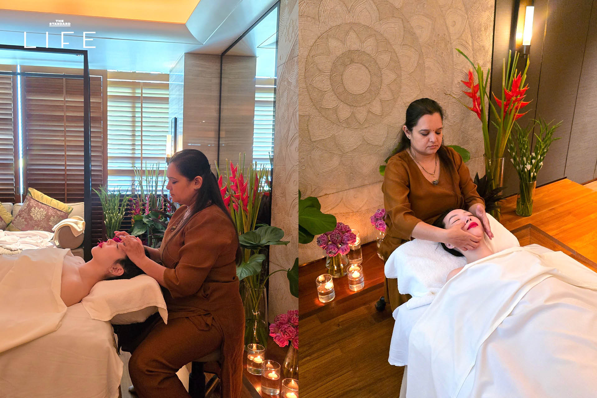 ภาพการทำ Shiro-Vitality Cranial Ritual เพื่อรีเซ็ตสมองล้าและล้างพิษทางอารมณ์ 3