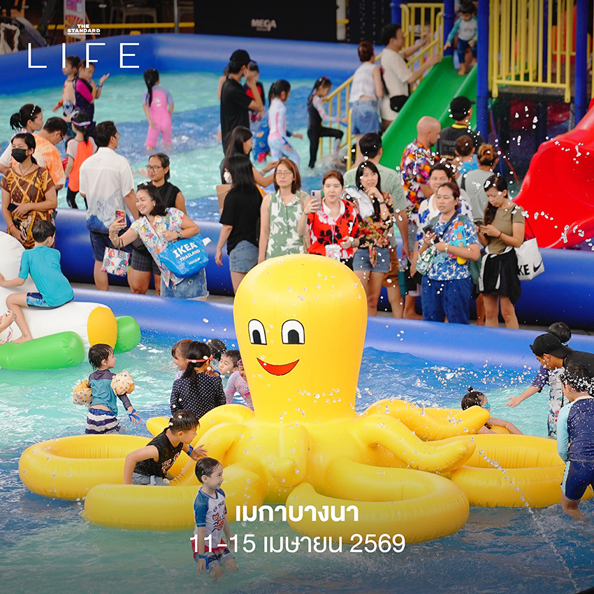 ภาพผู้คนสนุกสนานกับการเล่นน้ำสงกรานต์ใน กรุงเทพฯ ปี 2569 บริเวณจุดเล่นน้ำฟรี 15 แห่ง 6