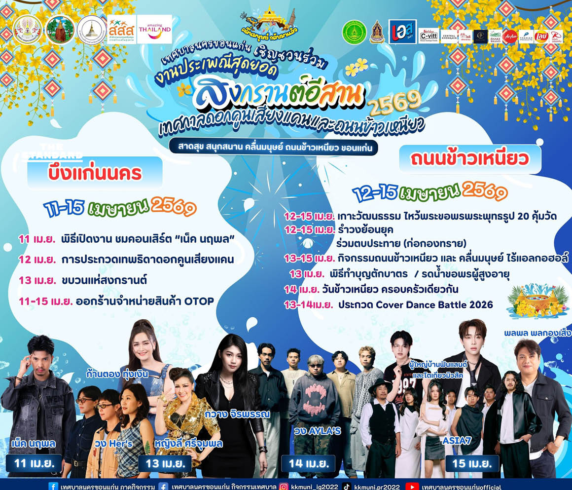 ผู้คนเล่นน้ำสงกรานต์อย่างสนุกสนาน ณ ไอคอนสยาม ในงานสงกรานต์ 2569 6