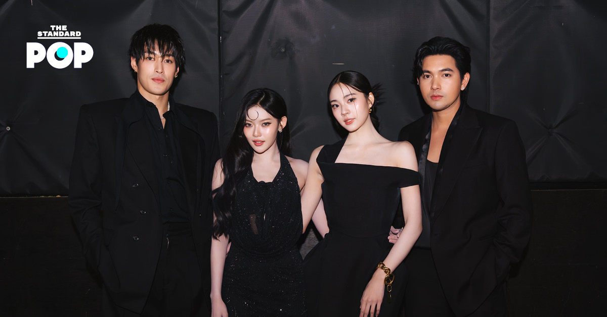 ภาพโปรโมทละคร 'สอดสร้อยมาลา' แสดงโดย เอินเอิน มาเบล เข้ม และ กระทิง