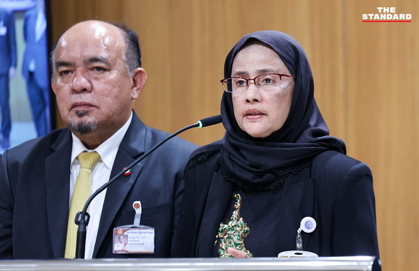 สส.และ สว.สามจังหวัดชายแดนใต้ แถลงข่าวเรียกร้องนายกฯ เร่งคลี่คลายคดีลอบยิง สส.กมลศักดิ์ 6