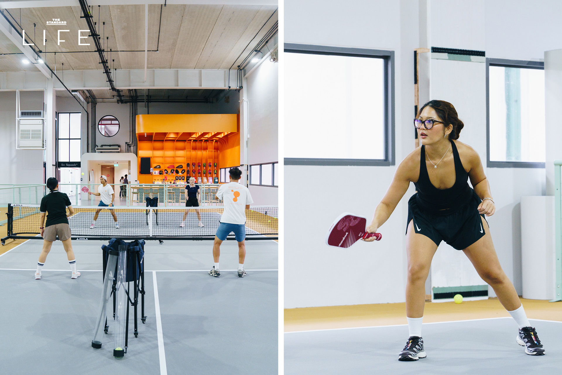 ภาพคอร์ต Pickleball ภายใน Sterling สเปซกีฬาและเวลเนสแห่งใหม่ใจกลางสุขุมวิท 24 29
