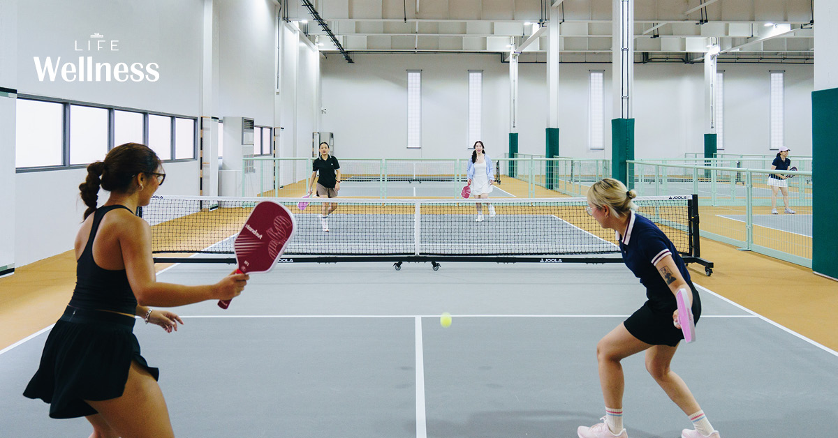 ภาพคอร์ต Pickleball ภายใน Sterling สเปซกีฬาและเวลเนสแห่งใหม่ใจกลางสุขุมวิท 24