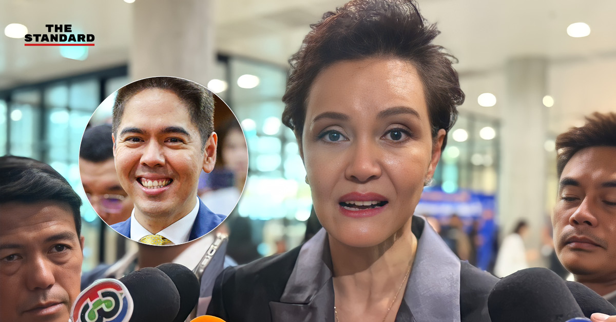 ศุภจี สุธรรมพันธุ์ รองนายกรัฐมนตรีและรัฐมนตรีว่าการกระทรวงพาณิชย์ แถลงข่าวกรณีแต่งตั้งคณะที่ปรึกษาโดยไม่ใช้งบประมาณของรัฐ