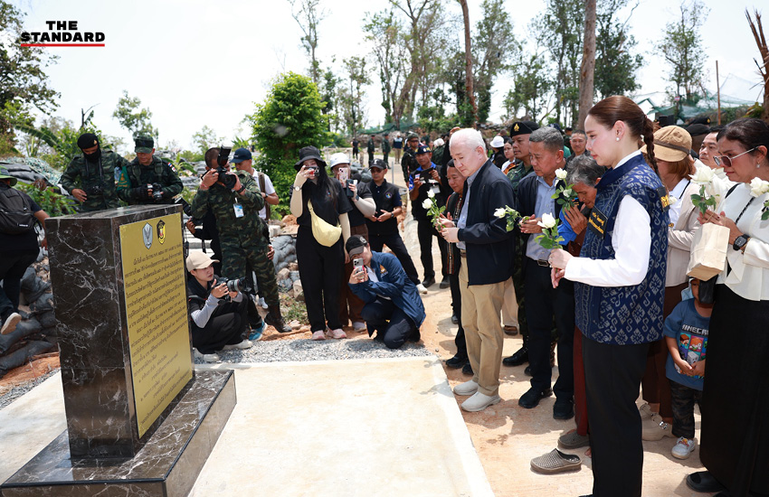 พล.ท. อดุลย์ บุญธรรมเจริญ และ ซาบีดา ไทยเศรษฐ์ ร่วมน้อมรำลึกวีรชนผู้กล้า ครบรอบเหตุปะทะชายแดนไทย-กัมพูชา ที่สุรินทร์ 2