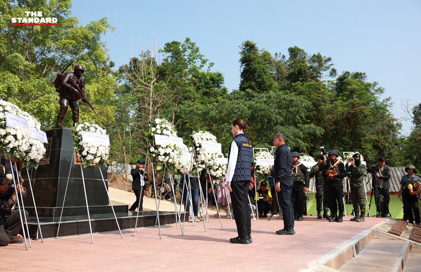 พล.ท. อดุลย์ บุญธรรมเจริญ และ ซาบีดา ไทยเศรษฐ์ ร่วมน้อมรำลึกวีรชนผู้กล้า ครบรอบเหตุปะทะชายแดนไทย-กัมพูชา ที่สุรินทร์ 3