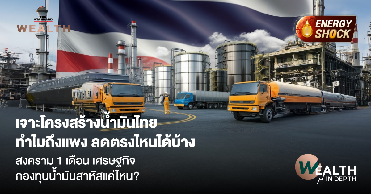 ภาพประกอบการวิเคราะห์โครงสร้างราคาน้ำมันไทย ผลกระทบจากสงครามตะวันออกกลางต่อเศรษฐกิจและกองทุนน้ำมันเชื้อเพลิง