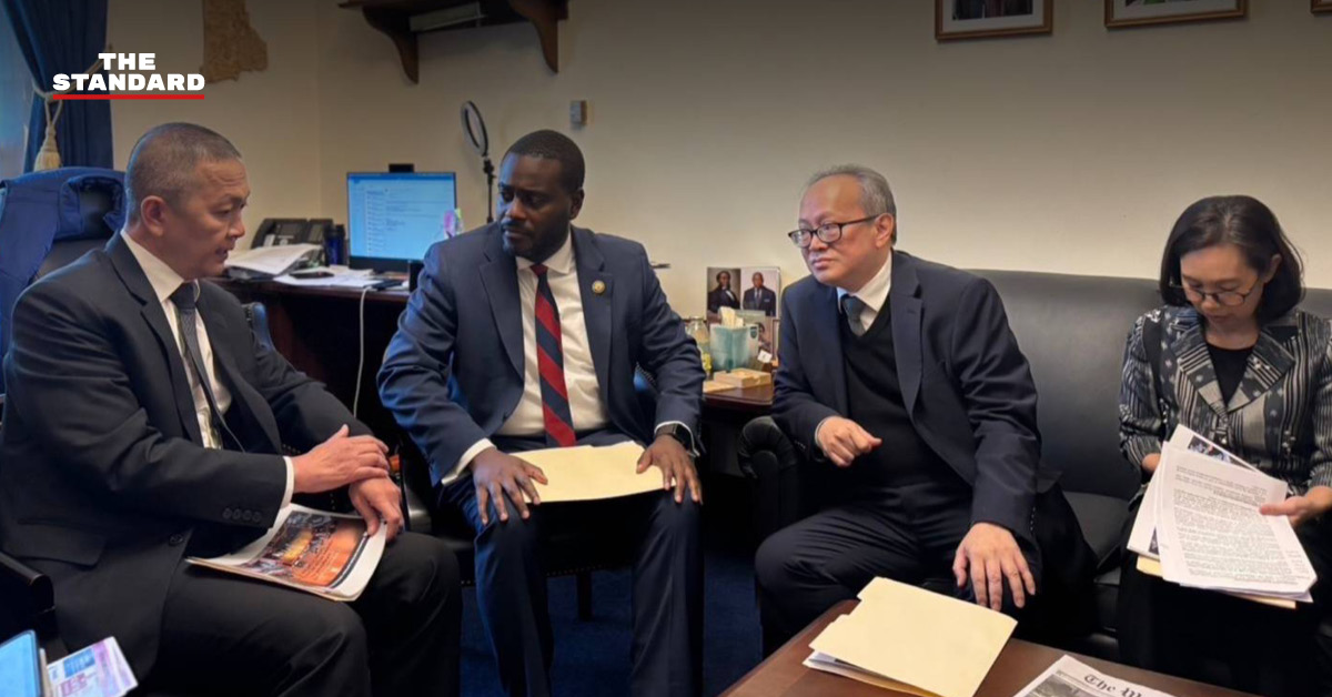 คณะผู้แทน ตร.ไทย นำโดย พล.ต.อ.ธัชชัย ปิตะนีละบุตร รอง ผบ.ตร. หารือกับเจ้าหน้าที่ สหรัฐฯ ในการปราบปรามแก๊งคอลเซ็นเตอร์และการค้ามนุษย์