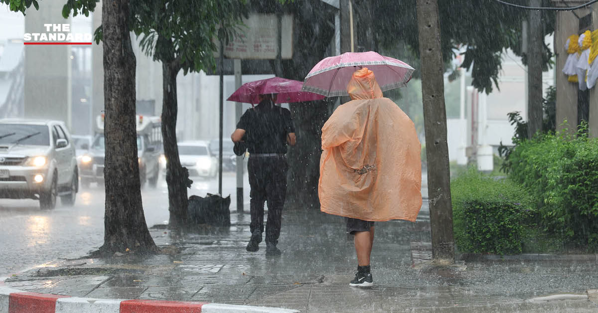 ภาพประกอบเตือน พายุฤดูร้อนและฝนฟ้าคะนอง ในพื้นที่กรุงเทพฯ และไทยตอนบน