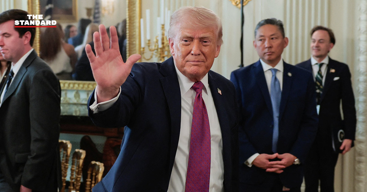 โดนัลด์ ทรัมป์ ประธานาธิบดี สหรัฐฯ แถลงข่าวเรื่อง การขยายเวลาหยุดยิง อิหร่าน