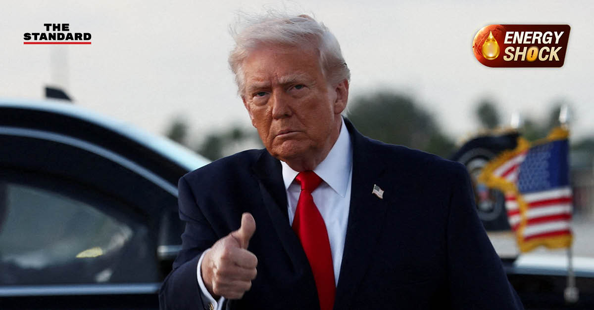 ประธานาธิบดี โดนัลด์ ทรัมป์ ผู้นำสหรัฐฯ ขณะให้สัมภาษณ์ประเด็นเจรจาสันติภาพอิหร่าน