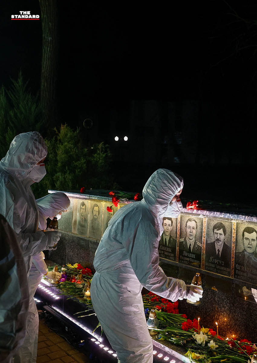 ภาพถ่ายงานรำลึก 40 ปีโศกนาฏกรรมเชอร์โนบิล ที่ยูเครน 3