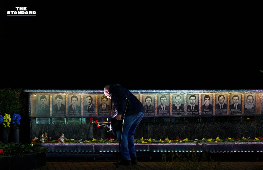 ภาพถ่ายงานรำลึก 40 ปีโศกนาฏกรรมเชอร์โนบิล ที่ยูเครน 4