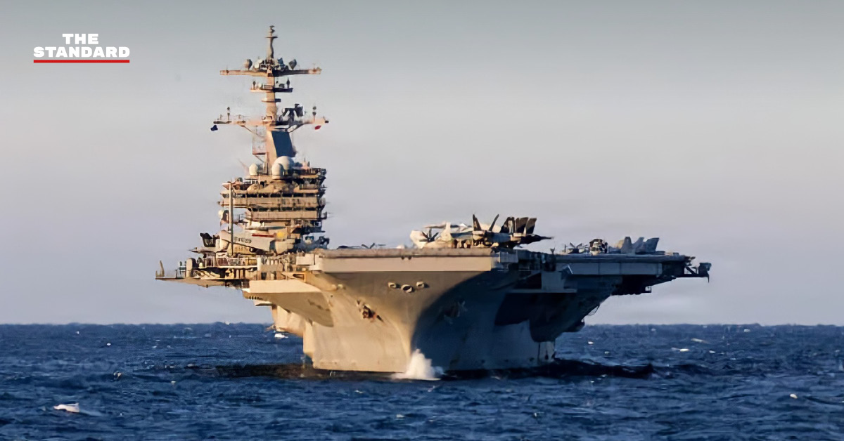 เรือบรรทุกเครื่องบิน USS George H.W. Bush ของสหรัฐฯ เดินทางเข้าตะวันออกกลาง