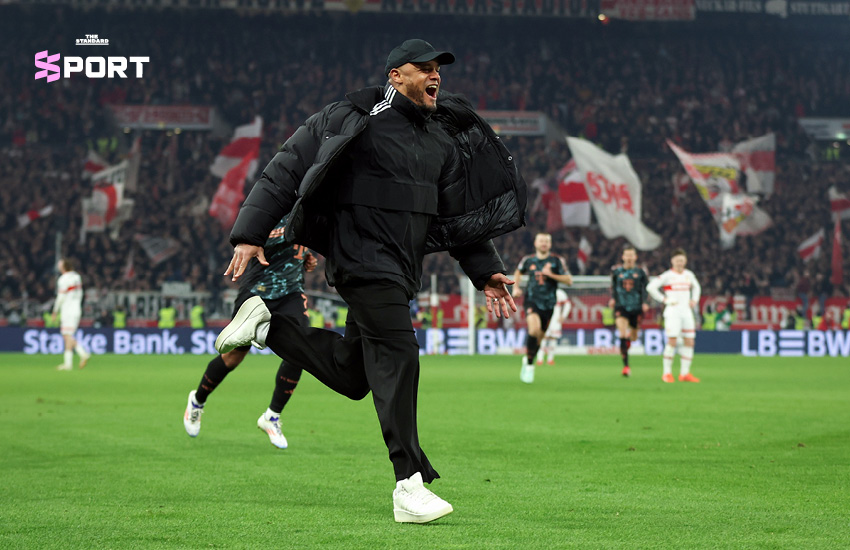 แวงซองต์ กอมปานีย์ กุนซือสโมสรบาเยิร์น มิวนิค ขณะคุมทีมฟุตบอล 3