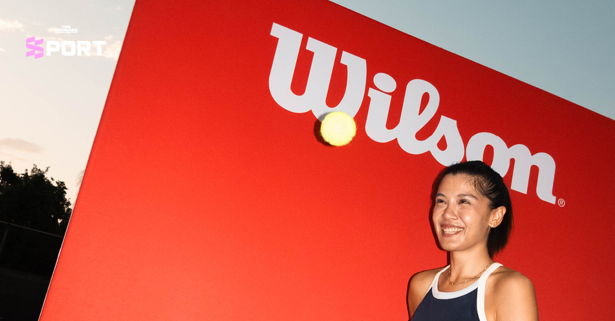 ภาพบรรยากาศงานทดลองไม้เทนนิส Wilson Blade V10 ที่ AlphaTennis Academy พร้อมผู้เข้าร่วมและผู้เล่นตัวจริง