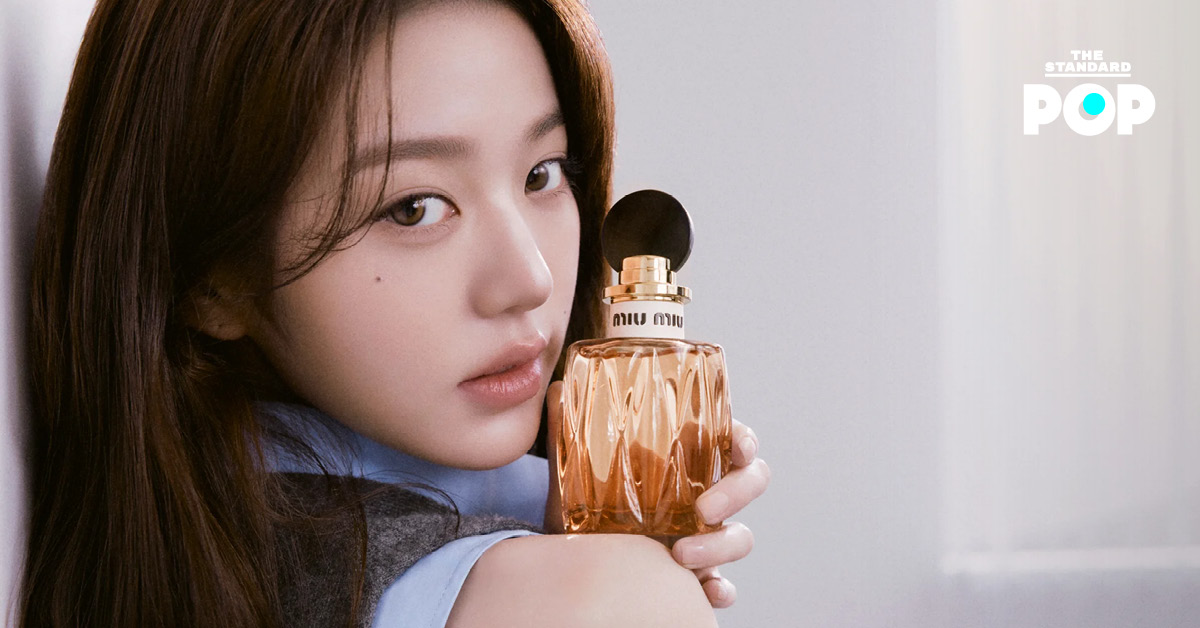 ภาพ WONYOUNG วง IVE ในแคมเปญ Miu Miu Beauty