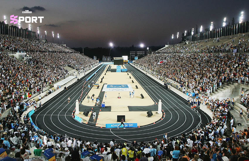 สนามกีฬาพานาธิเนอิก ใจกลางกรุงเอเธนส์ กรีซ สถานที่จัดแข่งขันมาราธอนชิงแชมป์โลก 2