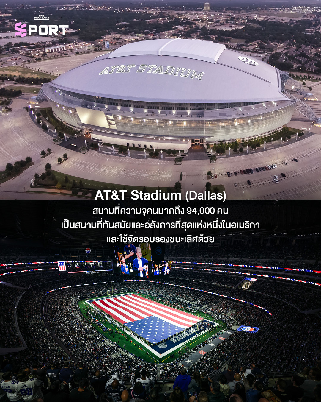 ภาพประกอบ 10 สนามฟุตบอลโลก 2026 ที่มีชื่อเสียงและเป็นเอกลักษณ์ 9