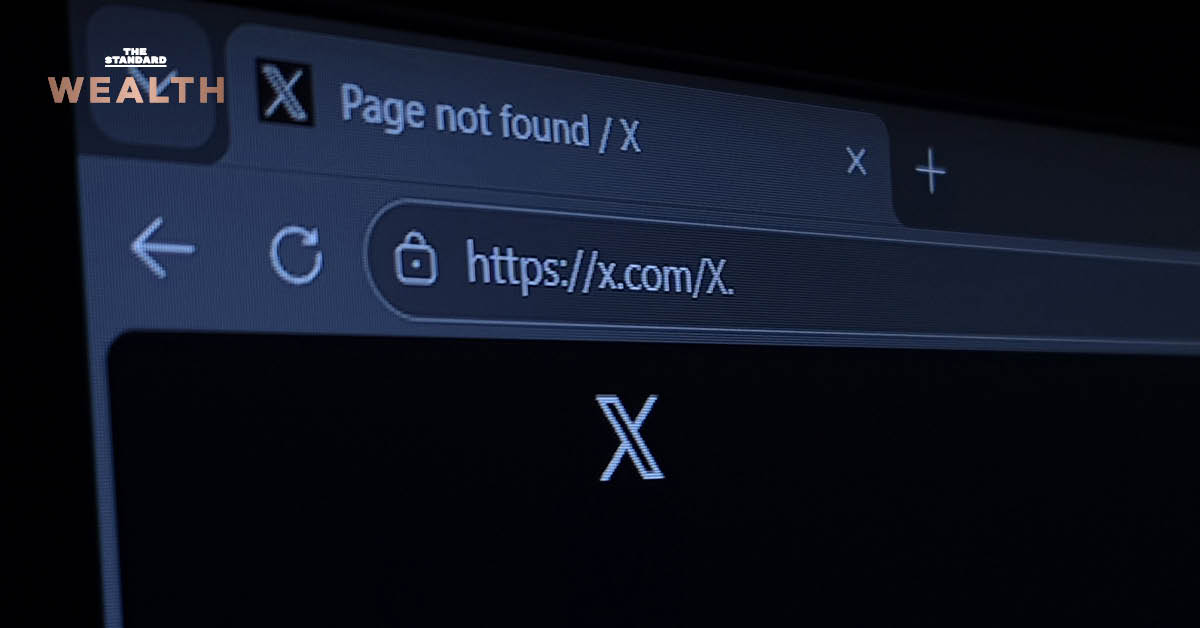 ภาพประกอบโลโก้ X พร้อมข้อมูลการหั่นรายได้โพสต์ Clickbait และการล้างบางบัญชีบอต