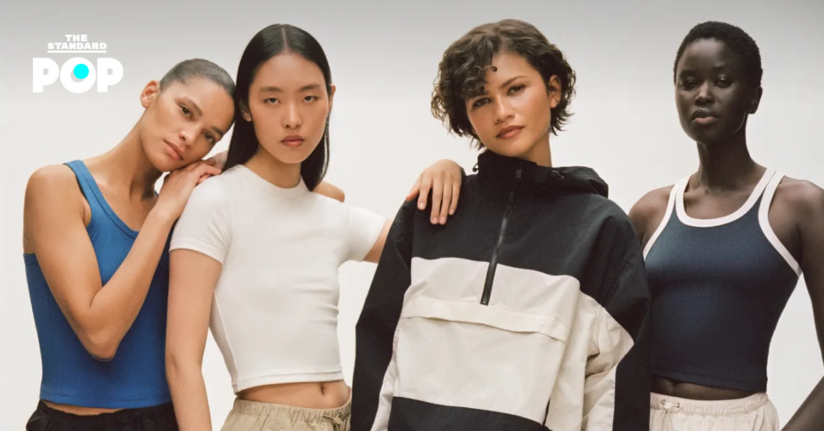 Zendaya ถ่ายภาพโปรโมตคอลเล็กชั่นเสื้อผ้าและรองเท้าที่ออกแบบร่วมกับ On