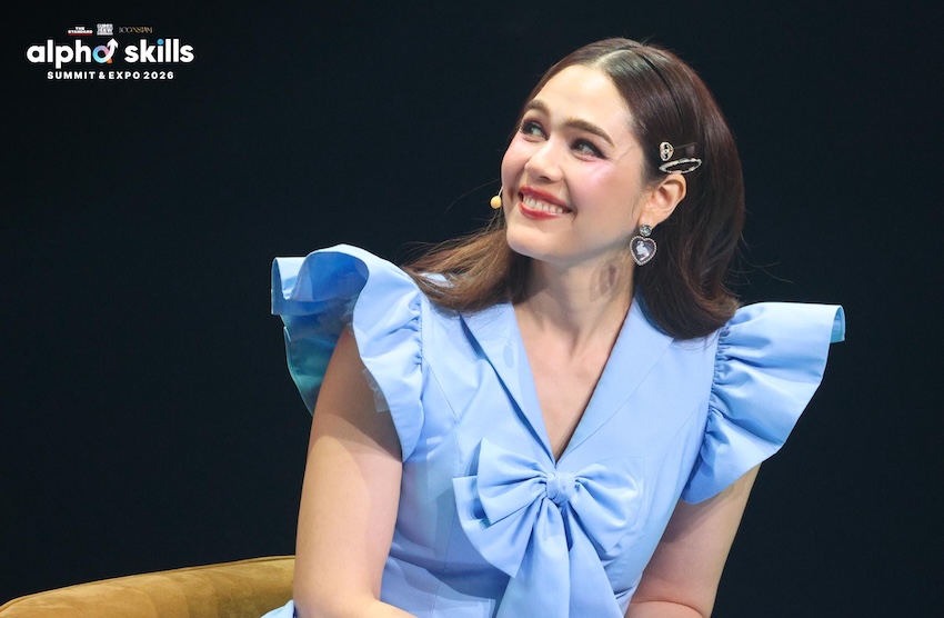 น้องเกล แอบิเกล รังษีสิงห์พิพัฒน์ และคุณแม่ชมพู่ อารยา อัลเบอร์ต้า ฮาร์เก็ต ในงาน Alpha Skills Summit 2026 7