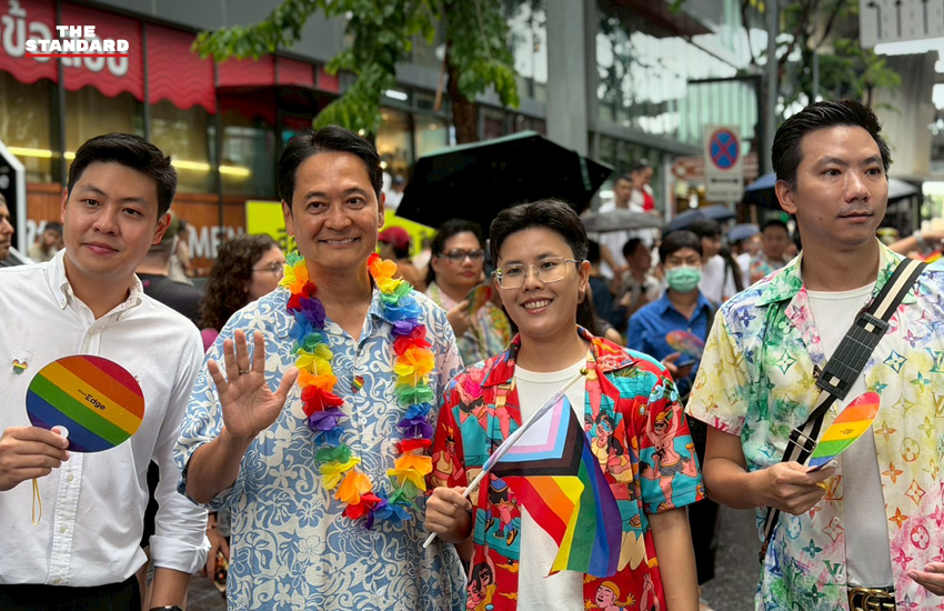 อนุชา บูรพชัยศรี ผู้สมัครผู้ว่าฯ กทม. พรรคประชาธิปัตย์ ร่วมเดินขบวน Bangkok Pride Parade 2026 1