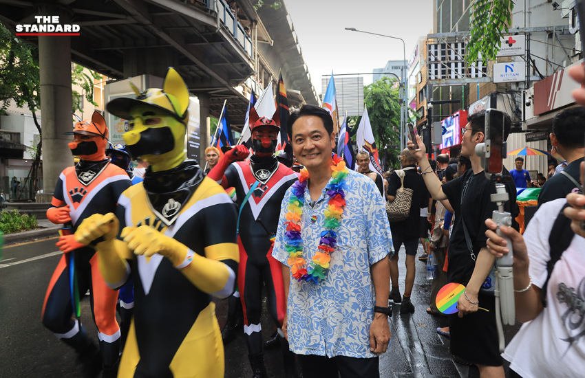 อนุชา บูรพชัยศรี ผู้สมัครผู้ว่าฯ กทม. พรรคประชาธิปัตย์ ร่วมเดินขบวน Bangkok Pride Parade 2026 4