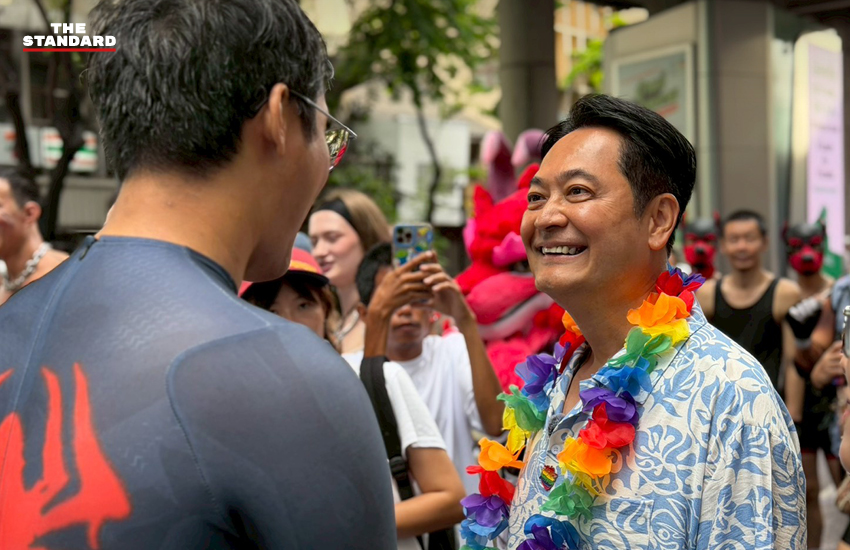 อนุชา บูรพชัยศรี ผู้สมัครผู้ว่าฯ กทม. พรรคประชาธิปัตย์ ร่วมเดินขบวน Bangkok Pride Parade 2026 6