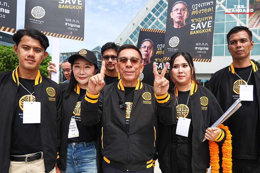 ภาพบรรยากาศการรับสมัครผู้ว่าฯ กทม. วันแรก ที่อาคารไอราวัตพัฒนา ศาลาว่าการกรุงเทพมหานคร 2 ดินแดง 12