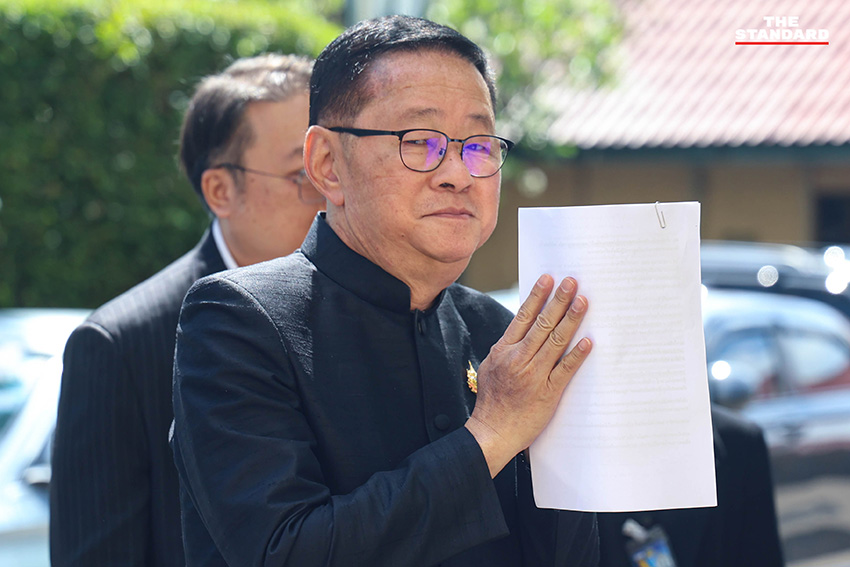 ภาพถ่ายนายกฯ อนุทิน ชาญวีรกูล เป็นประธานการประชุมคณะรัฐมนตรี พิจารณาวาระสำคัญ อาทิ พ.ร.ก.กู้เงิน 4 แสนล้าน และรายงานแลนด์บริดจ์ 10