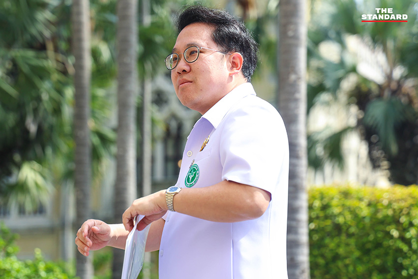 ภาพถ่ายนายกฯ อนุทิน ชาญวีรกูล เป็นประธานการประชุมคณะรัฐมนตรี พิจารณาวาระสำคัญ อาทิ พ.ร.ก.กู้เงิน 4 แสนล้าน และรายงานแลนด์บริดจ์ 17