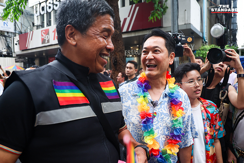 ชัชชาติ สิทธิพันธุ์ ร่วมเดินขบวน Bangkok Pride Parade 2026 บนถนนสีลม 11
