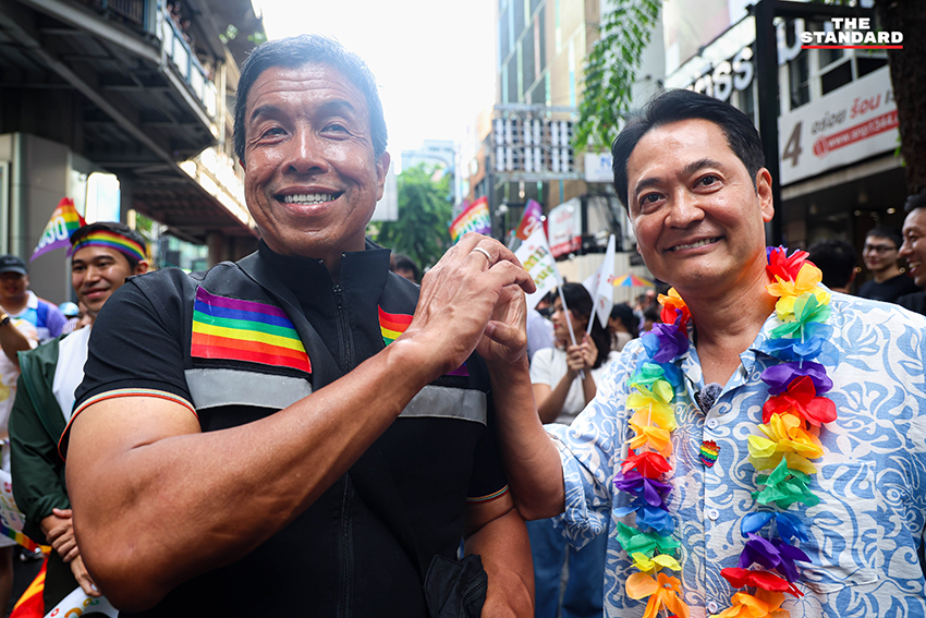 ชัชชาติ สิทธิพันธุ์ ร่วมเดินขบวน Bangkok Pride Parade 2026 บนถนนสีลม 4
