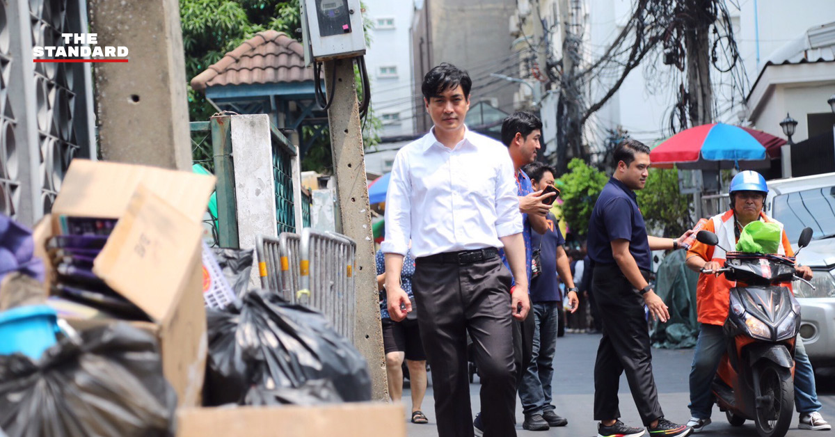 ชัยวัฒน์ สถาวรวิจิตร หาเสียงที่ย่านบางรัก พบปะผู้ค้าและประชาชน