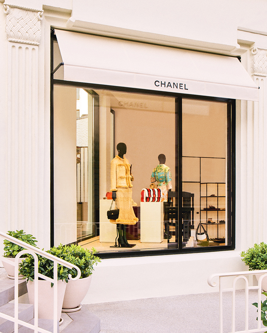 ภาพบูติกชั่วคราวของ CHANEL ณ เมืองบียาริตส์ ประเทศฝรั่งเศส ที่ออกแบบสไตล์ Art Deco 7