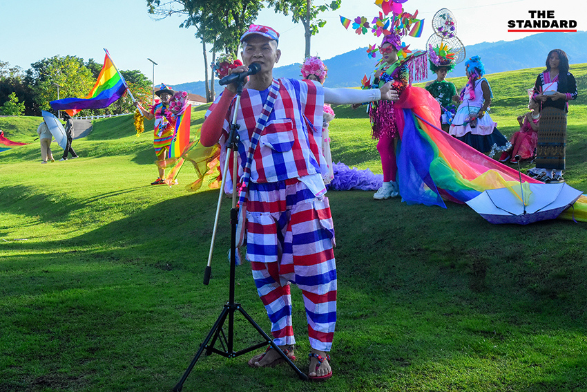 ผู้เข้าร่วมงาน Chiang Mai Pride 2026 เดิน-วิ่งในกิจกรรม 'Run for Gender Recognition Act' เพื่อสนับสนุนร่างกฎหมายรับรองอัตลักษณ์ทางเพศ 7