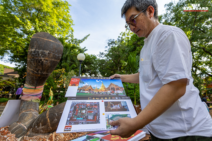 คณะผู้บริหารและคณะสงฆ์ตรวจความพร้อมวัดเจ็ดยอด จังหวัดเชียงใหม่ 2