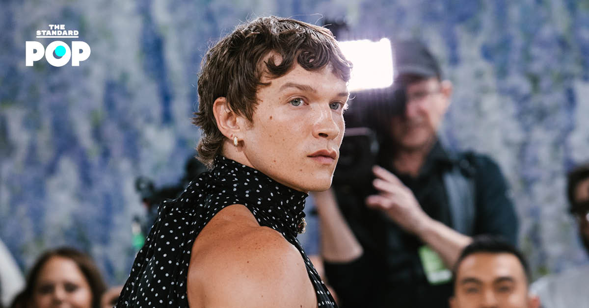 ภาพของ Connor Storrie ขณะเข้าร่วมงาน Met Gala