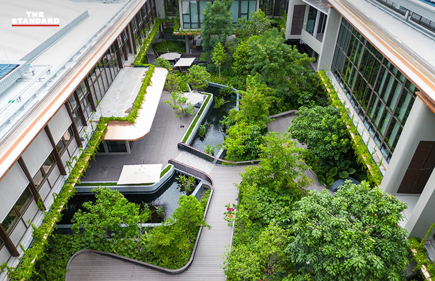 ภาพจำลองโครงการ DTGO CampUs สำนักงานแนวราบที่ผสานพื้นที่สีเขียวและธรรมชาติเพื่อสร้างบรรยากาศการทำงานที่มีความสุข 1